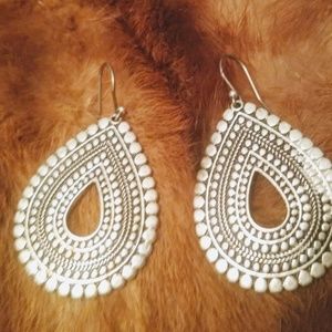 Lucky Brand Gray Drop Earrings
